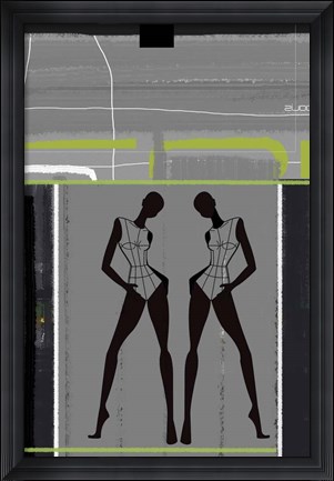 Framed Fashion Dance Print
