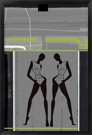 Framed Fashion Dance Print