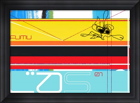 Framed Yellow Bird Print