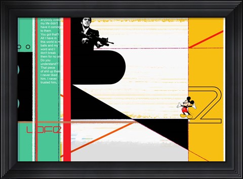 Framed Scarface Print