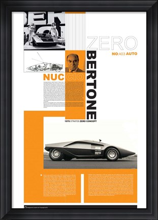 Framed Bertone Print