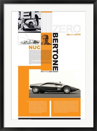 Framed Bertone Print