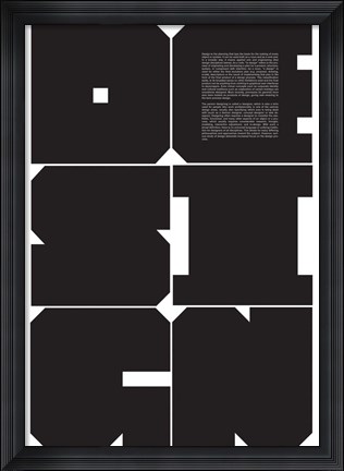 Framed Design Print