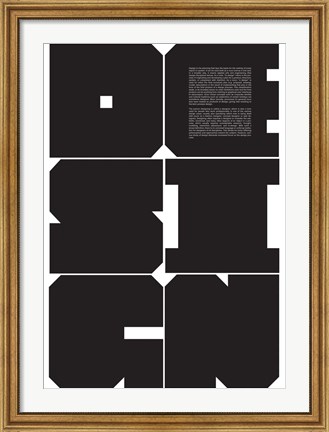 Framed Design Print
