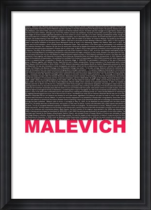 Framed Kasimir Malevich Print