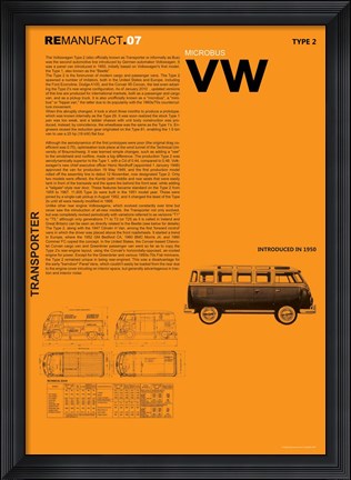 Framed VW Print