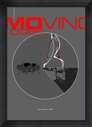 Framed Moving Cities Print