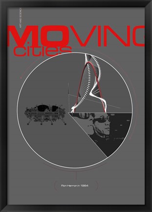 Framed Moving Cities Print