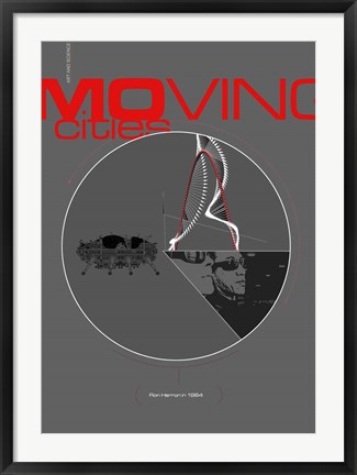 Framed Moving Cities Print