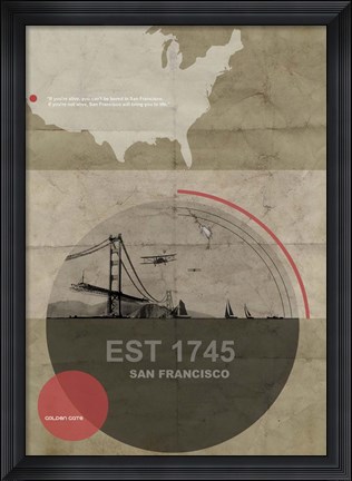 Framed San Francisco Print