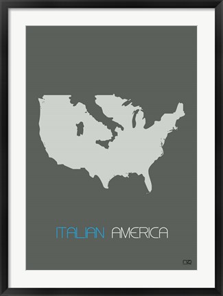 Framed Italian America Print