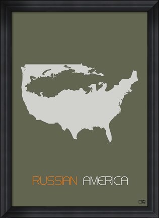 Framed Russian America Print