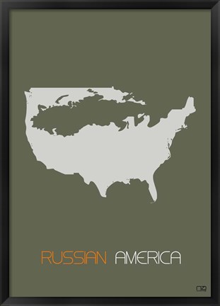 Framed Russian America Print