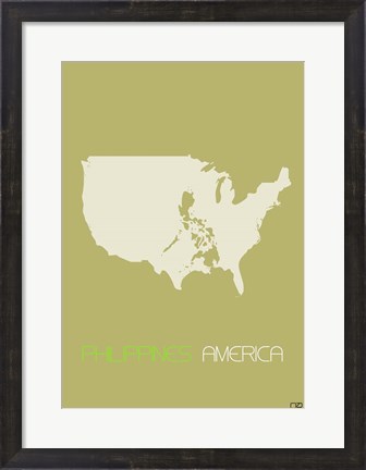 Framed Philippines America Print