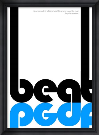 Framed Beat Print
