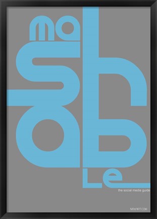 Framed Mashable Print