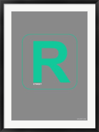 Framed Re Tweet Print