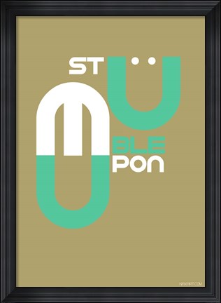Framed Stumble Upon Print