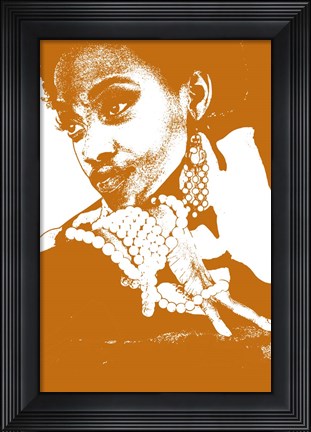 Framed Aisha Brown Print