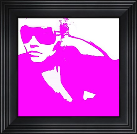 Framed Niki Pink Print