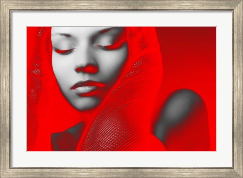 Framed Red Beauty Print