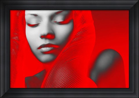 Framed Red Beauty Print