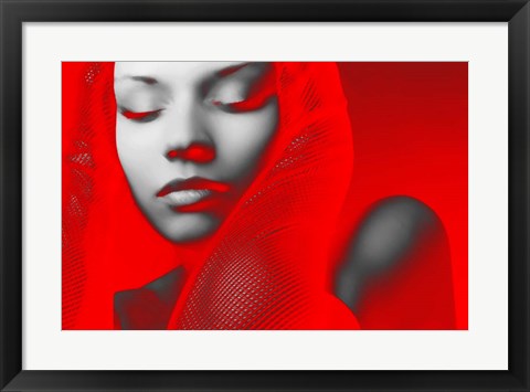 Framed Red Beauty Print