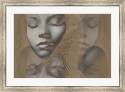 Framed Grey Beauty Print