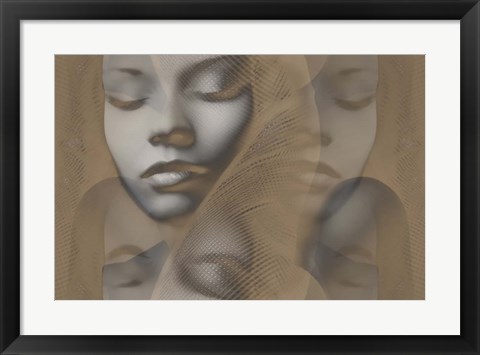 Framed Grey Beauty Print