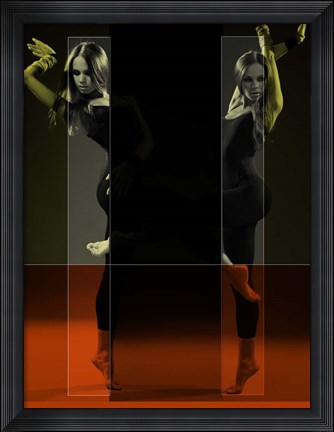 Framed Dancing Mirrors Print