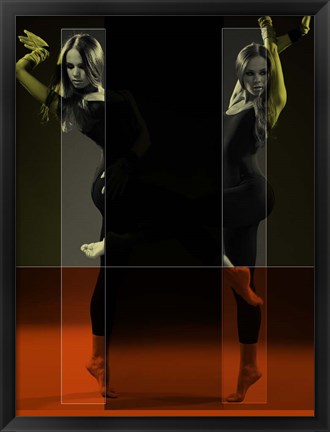 Framed Dancing Mirrors Print