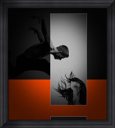 Framed Air Kiss Print