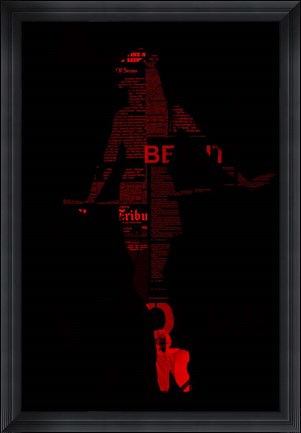 Framed Paper Doll Print