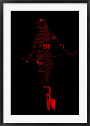 Framed Paper Doll Print