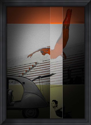 Framed French Kiss Print