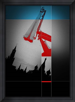 Framed Moscow Sunrise Print