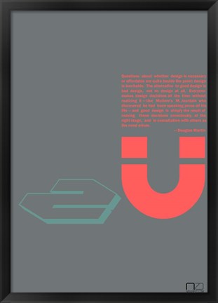 Framed Douglas Martin Print
