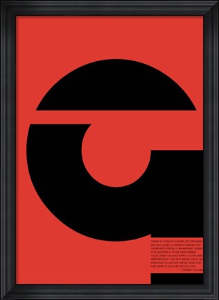 Framed Thomas F. Schutte Print