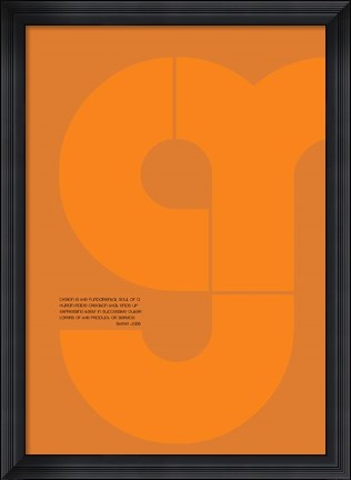 Framed Steve Jobs Print