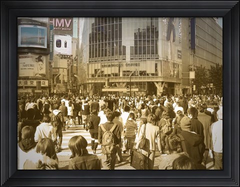 Framed Tokyo Intersection Print