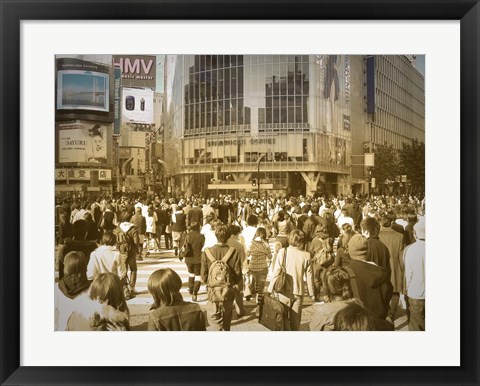 Framed Tokyo Intersection Print