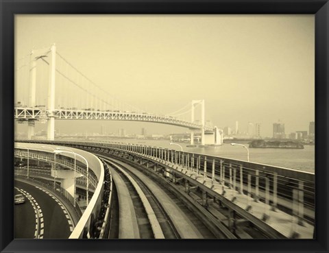Framed Tokyo Metro Ride Print
