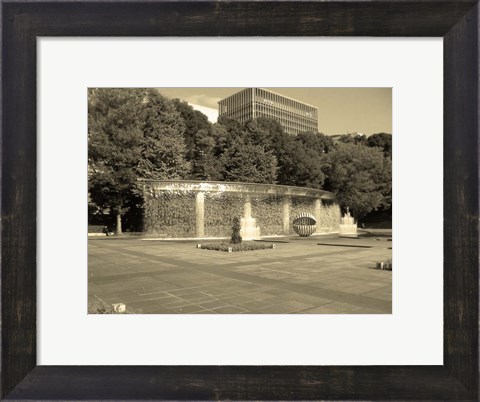 Framed Tokyo Fountain Print