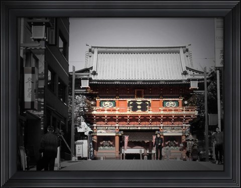 Framed Shrine In Tokyo Print
