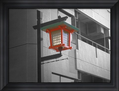 Framed Tokyo Street Light Print