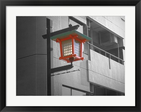 Framed Tokyo Street Light Print