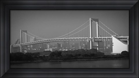 Framed Tokyo Rainbow Bridge Print
