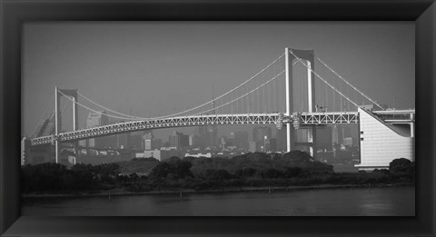 Framed Tokyo Rainbow Bridge Print