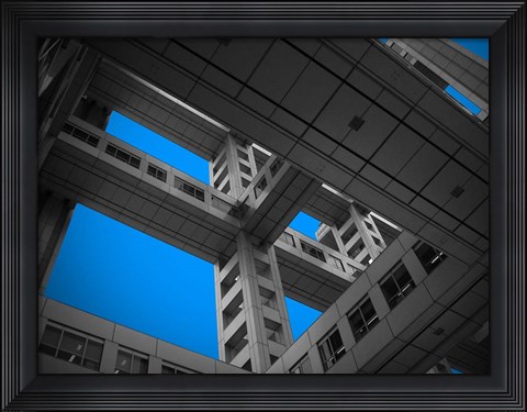 Framed Floors Of Fuji Building Print