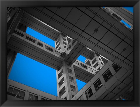 Framed Floors Of Fuji Building Print